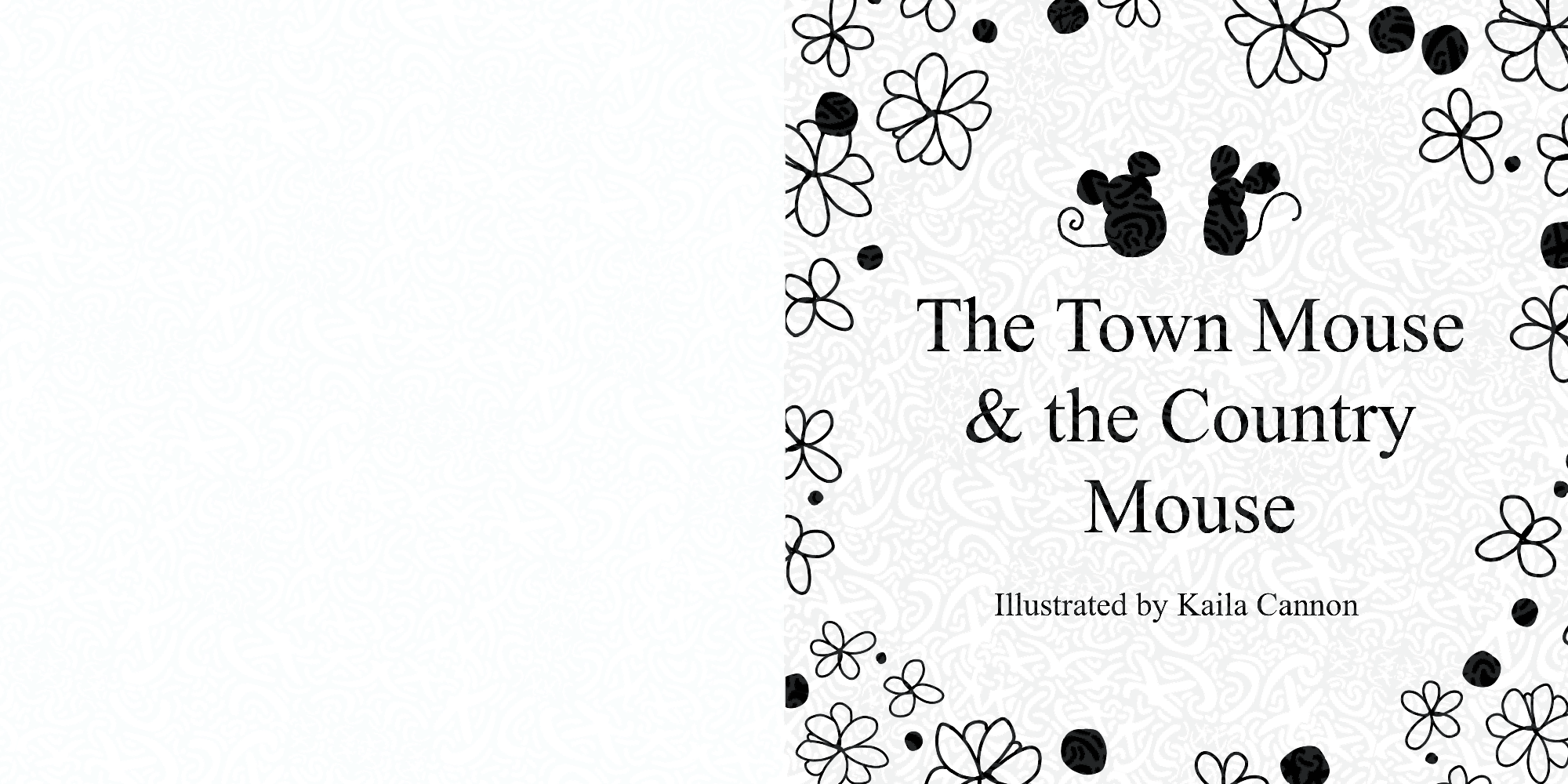The Town Mouse and the Country Mouse Title Page