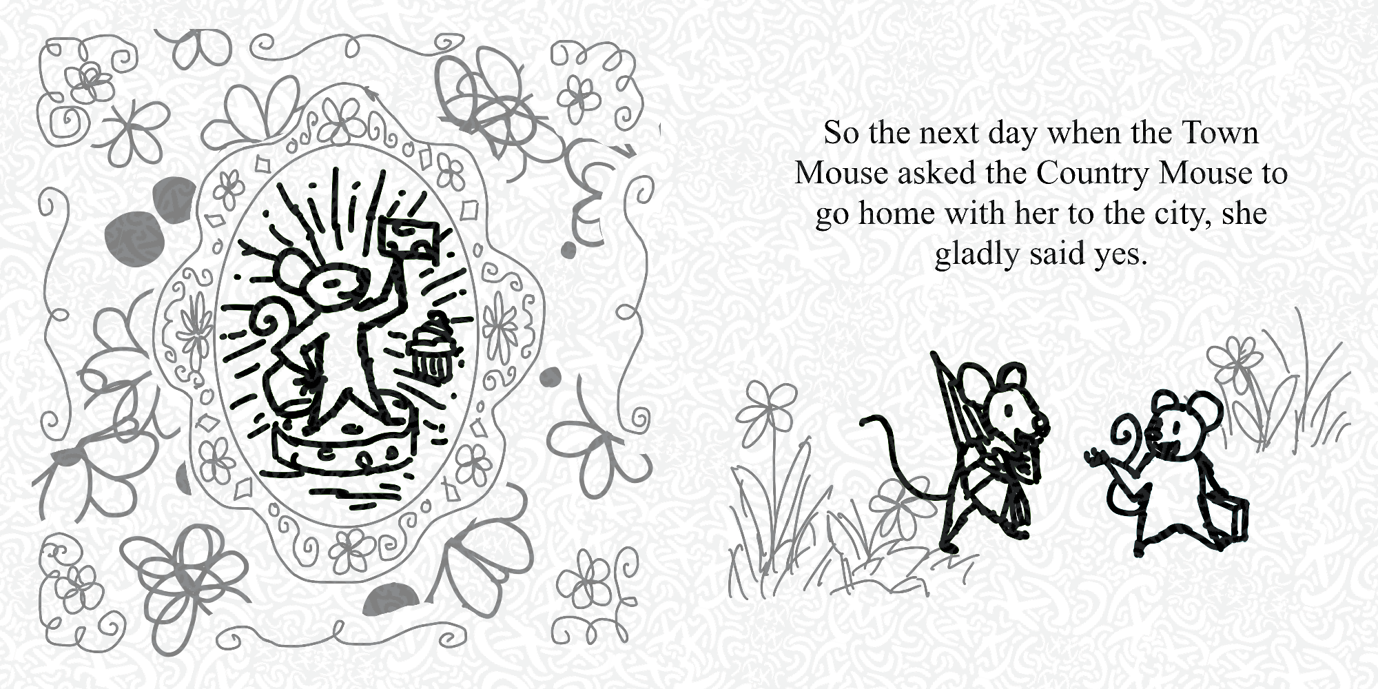 The Town Mouse and the Country Mouse Page 7-8